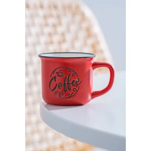 Ruby Porselen Espresso Bardağı Kırmızı - 115 ml