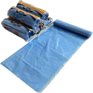 Mavi Orta Boy Çöp Poşeti 55X60 cm – 5 Rulo / 100 Adet