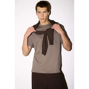 %100 Pamuk Basic Tişört E7961AX25AU