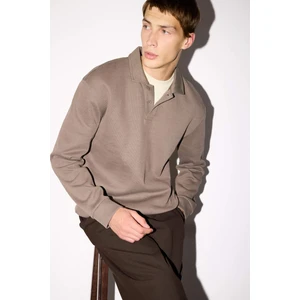 Regular Fit Polo Yaka Sweatshirt E9628AX25AU