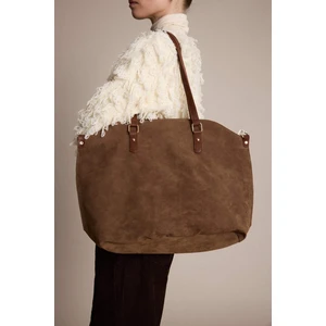 Kadın Süet Omuz Çantası E6915AXNS