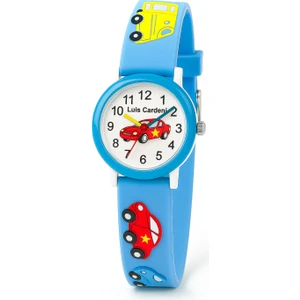 Çocuk Kol Saati Araba Desenli (Mavi) (12062)