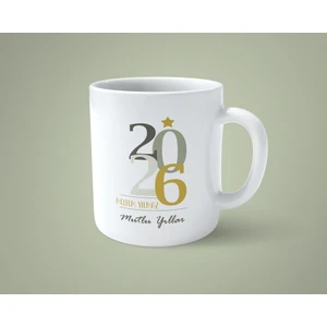 Hesaplısı Burada Yeni Yıla Özel Isimli Baskılı Kupa Bardak 2024