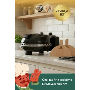 Dr.maya | Lezzet Mini Seti Ürün Grubu - 2 Parça | Pro Plus Taş Fırın Makinesi + Mutfak Gereçleri