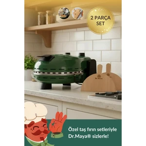 Dr.maya | Lezzet Mini Seti Ürün Grubu - 2 Parça | Pro Plus Taş Fırın Makinesi + Mutfak Gereçleri