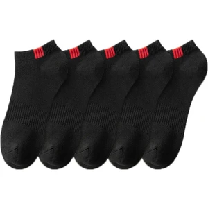 Unisex 5'li Spor Patik Çorap Yıkanmış