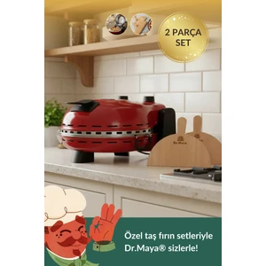 Dr.maya | Lezzet Mini Seti Ürün Grubu - 2 Parça | Pro Plus Taş Fırın Makinesi + Mutfak Gereçleri