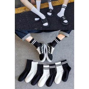 Unisex 7'li Düz-Çizgili Tenis Model