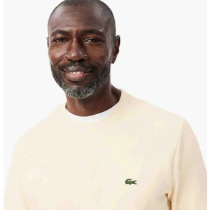 Bisiklet Yaka Regular Fit Krem Uzun Kol Sweatshirt