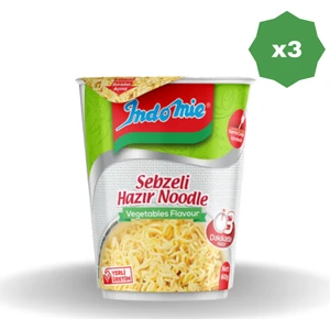 Sebzeli Noodle 60 gr Bardak - (3 Adet)