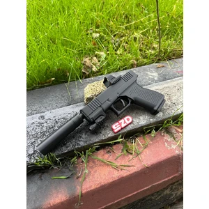 Glock 19 Aksesuarlı Hareketli Dekoratif Model