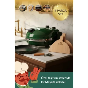 Dr.maya | Lezzet Seti Ürün Grubu - 4 Parça | Pro Plus Taş Fırın Makinesi + Mutfak Gereçleri