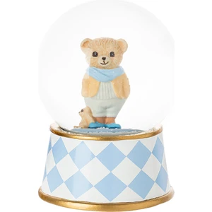 Madame Coco Polo Bear Kar Küresi - Somon/mavi