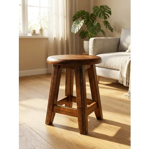 Ahşap Bar Taburesi 35 cm