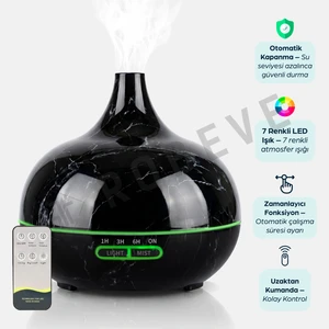 550 ml Otomatik Hava Nemlendirici Buhar Makinesi Oda Nemlendirici Aroma Difüzör