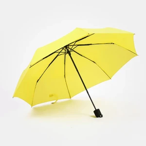 Eleven Markets Mini Çanta Boy Bayan Şemsiyesi Sarı Manuel Şemsiye