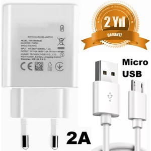 22W 2A Micro-Usb Tüm Cep Telefonlarını Şarj Eder (2 Yıl Ithalatçı Garantili)