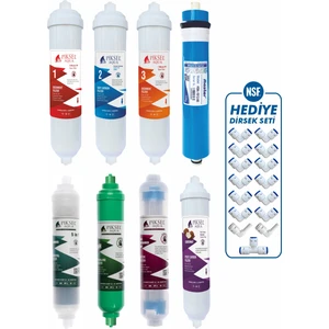 Piksel Aqua 12 Aşamalı Master Membranlı Su Arıtma Cihazı Filtre Seti