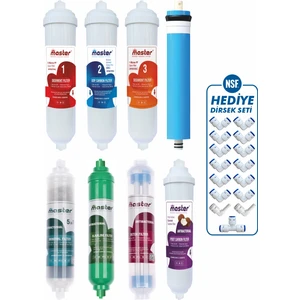 Piksel Aqua Master 12 Aşamalı Ro Membranlı Su Arıtma Cihazı Filtre Seti