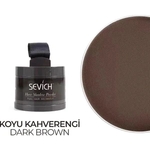 Sevıch Saç Gölgelendirme Pudrası – Anında Yoğun Saç Görünümü – Hair Line Powder (Koyu Kahverengi)
