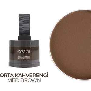Sevıch Saç Gölgelendirme Pudrası – Anında Yoğun Saç Görünümü – Hair Line Powder (Orta Kahverengi)