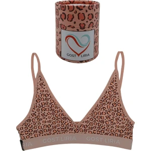 GOST LİRİA - Leopard Desenli Kadın Bralet