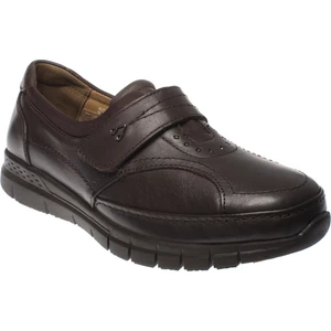 29445-G Kahverengi Hakiki Deri Kadın Ayakkabı