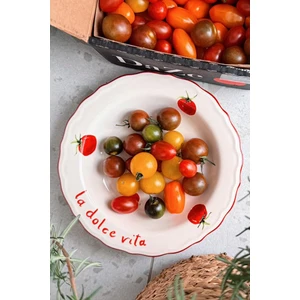 Pomodoro Stoneware 4'lü Yemek Tabağı Seti 23 cm