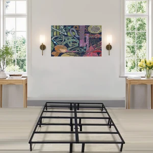 Karyola Japon Karyolası Paslanmaz Kompakt Yatak Somyası Kolay Kurulum Çift KIŞILIK-150X200 cm