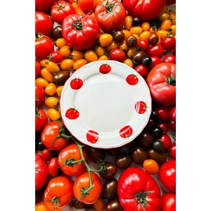 Pomodoro Stoneware 4'lü Pasta Tabağı Seti 21 cm