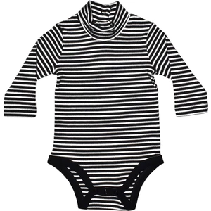 School Erkek Bebek Siyah Uzun Kollu Body
