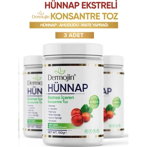 Hünnap Ekstresi İçeren Konsantre Toz 3 Adet 150 g Doğal ve Katkısız Sağlıklı İçecek