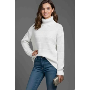 Geniş Boğazlı Trend Basıc Kazak