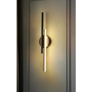 Ase Metal Çift Ledli 45 cm Pilli Aplik Günışığı / Pil Dahildir