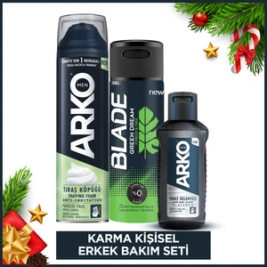 Yılbaşı Özel Erkek Yeşil Set