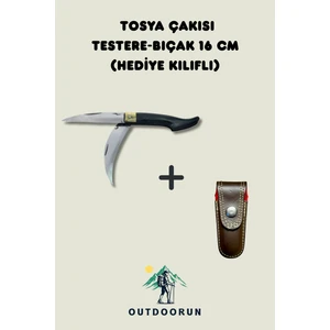 Tosya Çakısı Testere-Bıçak - 16 cm (Hediye Kılıflı)