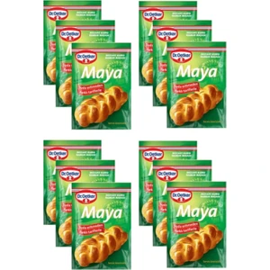 Dr. Oetker Instant Kuru Maya 10 gr x 12 Paket