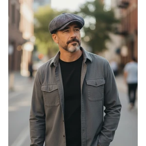 Golden Buffalo Iskoç Kasket Şapka 1. Sınıf yün kaşe Luxury Collection