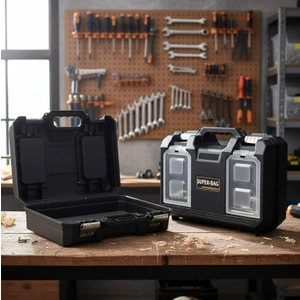 Begin Power Maxi Çok Amaçlı Takım Çantası Metal Kilitli Matkap Alet Taşıma Çantası