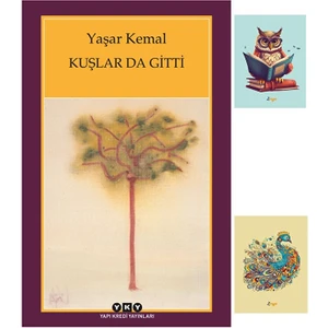 Yapı Kredi Yayınları Kuşlar Da Gitti - Yaşar Kemal - 9789750807213 - (2 Not Defterli)