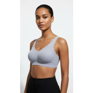 Hama Love Kadın Gri Lazer Kesim Sütyen