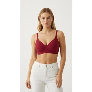 Hama Love Kadın Bordo Lazer Kesim Sütyen