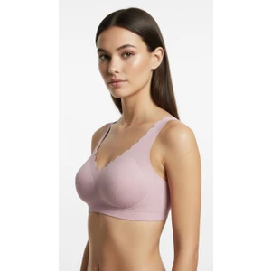 Hama Love Kadın Pembe Lazer Kesim Sütyen