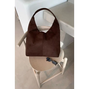 Büyük Boy Salaş Süet Çanta