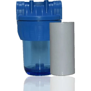 5 Inç Daire Bina Sayaç Girişi Pas Çamur Kireç Önleyici Su Arıtma Sistemi 1 Mikron Sediment Filtreli