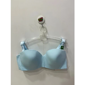 Kadın C Cup Mikro Dolgusuz Straplez Bebek Mavisi Sütyen