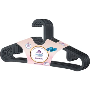 Elbise, Fular, Gömlek, Tişört Askısı Kırılmaz Askı  Slim Askı 30 Adet HUUB