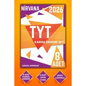 3K Store 2026 Tyt Nirvana Karma Deneme Seti 8li