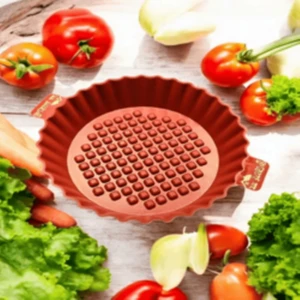 Silikon Yuvarlak Pişirme Kabı