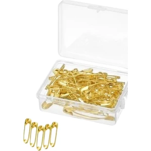 Anadolu Box Çengelli Iğne 50'li Altın Kutuda 3cm